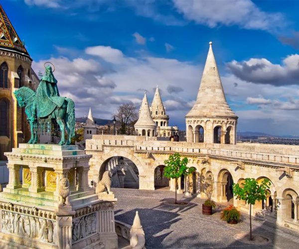 Hungary--Budapest-Statue-